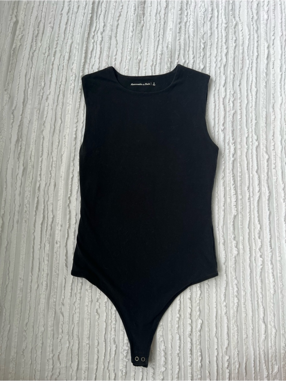 Abercrombie & Fitch Black Sleeveless Bodysuit